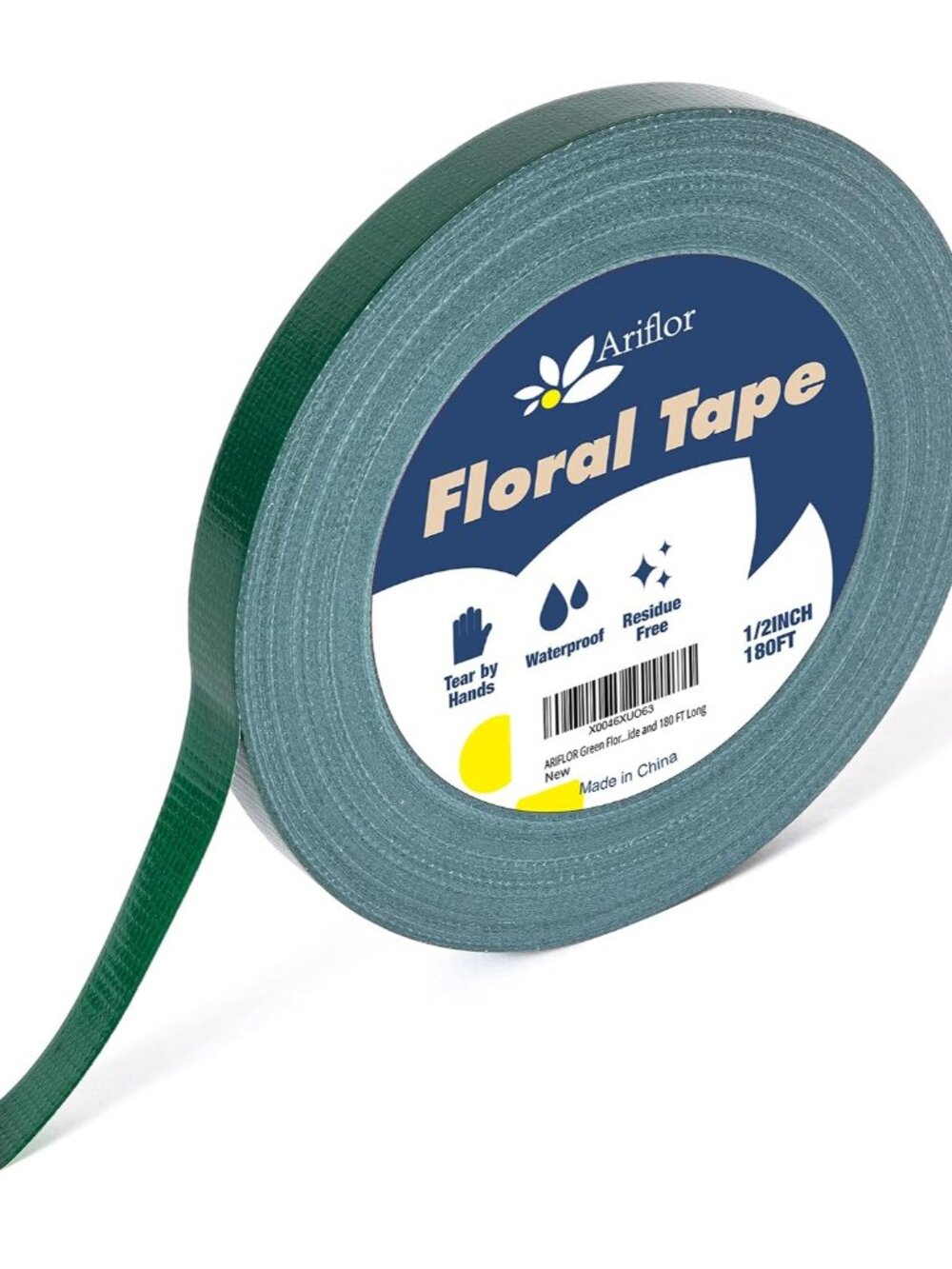 Green Floral Tape - Flower Wrap Adhesive Tape Bouquet Stem Wrapping and Floral C